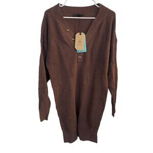 Prana Milani Clove Henley Dress Sz XS‎